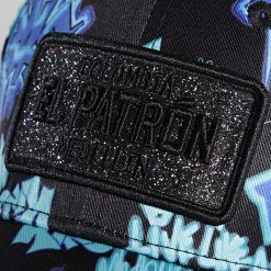 Promo ⌛ Casquette Enfant El Patron Print Noir Bleu de Skr 🔥 -Skr Soldes skr 278350 KIDS PTRN PRINT MEDIBLU 20210924T162119 02