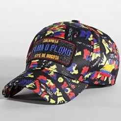 Bon marché 🛒 Casquette Enfant Plata O Plomo Print Noir Bleu de Skr 🛒