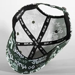 Bon marché ⭐ Casquette Double Scratch Vert Kaki de Skr ⌛ -Skr Soldes skr 295904 DOUBLE SCRATCH SKR KAKI 20211221T162941 03