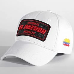 Promo 🔥 Casquette El Patron Blanc Rouge de Skr 😉