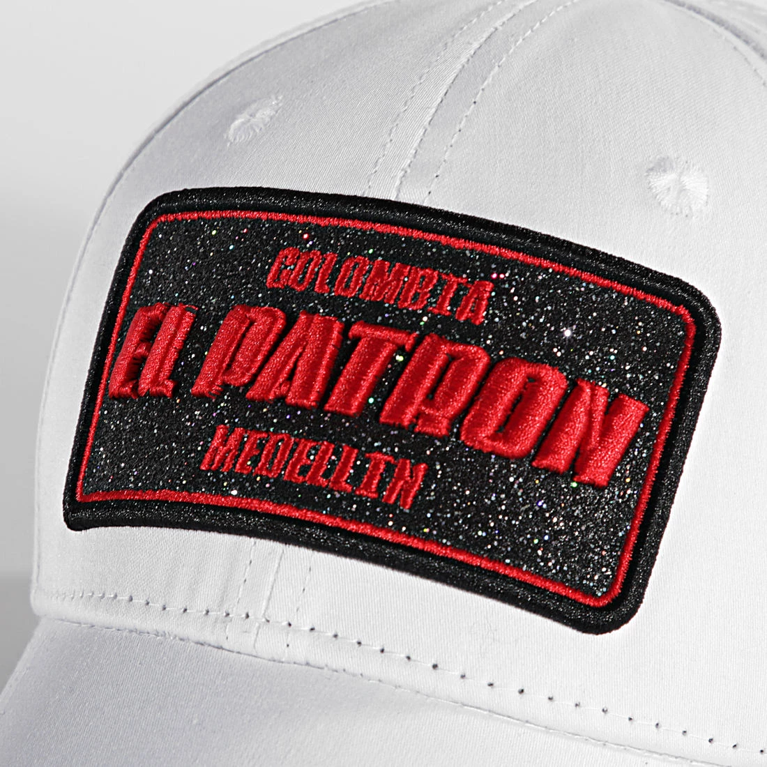 Promo 🔥 Casquette El Patron Blanc Rouge de Skr 😉 4 Promo 🔥 Casquette El Patron Blanc Rouge de Skr 😉 – Image 2