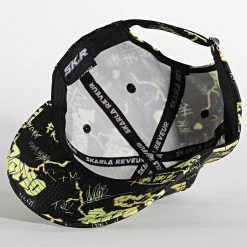 Acheter 🎁 Casquette El Patron Print Noir Jaune de Skr 🔔 -Skr Soldes skr 315316 PTRN PRINT YELLOW BLACK 20220428T160227 04
