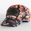 Sortie 👏 Casquette El Patron Print Fire Noir de Skr ✨ -Skr Soldes skr 315404 PTRN PRINT FULL FIRE 20220428T155851 01