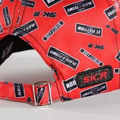 Promo 👍 Casquette El Patron Print Sticker Rouge de Skr 🤩 -Skr Soldes skr 323228 PTRN STICKER VIBES RED 20220614T155453 03