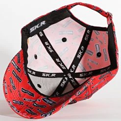 Promo 👍 Casquette El Patron Print Sticker Rouge de Skr 🤩 -Skr Soldes skr 323228 PTRN STICKER VIBES RED 20220614T155455 04