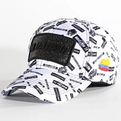 Meilleure vente 😀 Casquette El Patron Print Sticker Blanc de Skr 🌟