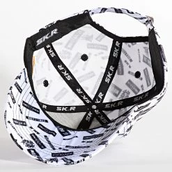 Meilleure vente 😀 Casquette El Patron Print Sticker Blanc de Skr 🌟 -Skr Soldes skr 323230 PTRN STICKER VIBES WHITE 20220614T155510 04