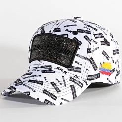 Remise ⭐ Casquette Palta O Plomo Print Sticker Blanc de Skr 😀