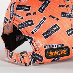 Grosses soldes 🔔 Casquette Plata O Plomo Print Sticker Orange de Skr 🌟 -Skr Soldes skr 323233 PLT STICKER VIBES ORANGE 20220614T155329 03