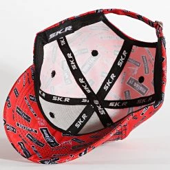 Budget 🎁 Casquette Plata O Plomo Print Sticker Rouge de Skr ⭐ -Skr Soldes skr 323235 PLT STICKER VIBES RED 20220614T155346 04