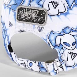 Bon marché 🔔 Casquette Bear Blanc Bleu de Skr ❤️ -Skr Soldes skr 323252 SKR TD WHITE SKY BLUE 20220614T155629 03