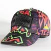 Acheter 😍 Casquette El Patron Print Noir Vert Orange de Skr ❤️ -Skr Soldes skr 327166 PTRN PRINT PRINCE 20220711T160703 01