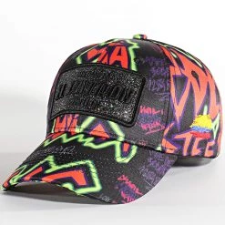 Acheter 😍 Casquette El Patron Print Noir Vert Orange de Skr ❤️