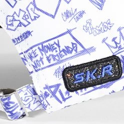 Acheter 🛒 Casquette El Patron Blanc de Skr 🛒 -Skr Soldes skr 327176 PTRN PRINT SMALL WHITE BLUE 20220712T154808 03