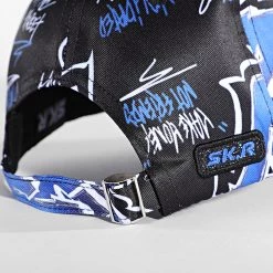 Meilleure vente 🎁 Casquette Plata O Plomo Print Noir Bleu de Skr 🧨 -Skr Soldes skr 347731 PLT PRINT BLACK BLU 23 20221122T110847 03