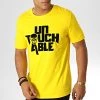 Nouveau 🧨 Tee 👕 Shirt Logo Jaune Noir de Untouchable 🌟 -Skr Soldes untouchable 182715 MACTYER LOGO2019 JAUNOI 20190625T163357 01