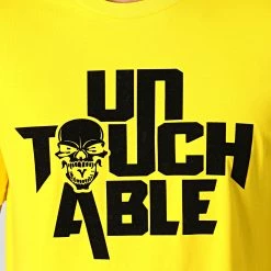 Nouveau 🧨 Tee 👕 Shirt Logo Jaune Noir de Untouchable 🌟 -Skr Soldes untouchable 182715 MACTYER LOGO2019 JAUNOI 20190625T163401 03
