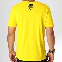 Nouveau 🧨 Tee 👕 Shirt Logo Jaune Noir de Untouchable 🌟 -Skr Soldes untouchable 182715 MACTYER LOGO2019 JAUNOI 20190625T163404 05