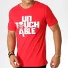Acheter 🛒 Tee 👕 Shirt Logo Rouge Blanc de Untouchable 🎉 -Skr Soldes untouchable 182815 MACTYER LOGO2019 ROUBLC 20190625T163512 01