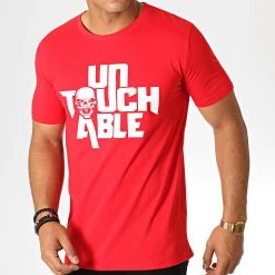 Acheter 🛒 Tee 👕 Shirt Logo Rouge Blanc de Untouchable 🎉