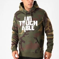 Les meilleures critiques de 🎁 Sweat Capuche Logo Camouflage Vert Kaki de Untouchable 🔥