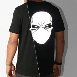 Sortie 🔔 Tee 👚 Shirt Logo Réfléchissant Noir de Untouchable ⌛