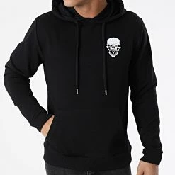 Nouveau 😉 Sweat Capuche Logo Back Noir de Untouchable 🎁 -Skr Soldes untouchable 243096 MACTYER SWCP LOGOBACK NOIR 20201120T143736 03