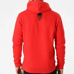 Meilleure affaire ⭐ Sweat Capuche Logo Rouge Noir de Untouchable 🔔 -Skr Soldes untouchable 243099 MACTYER SWCP LOGO ROU 20201120T143624 04