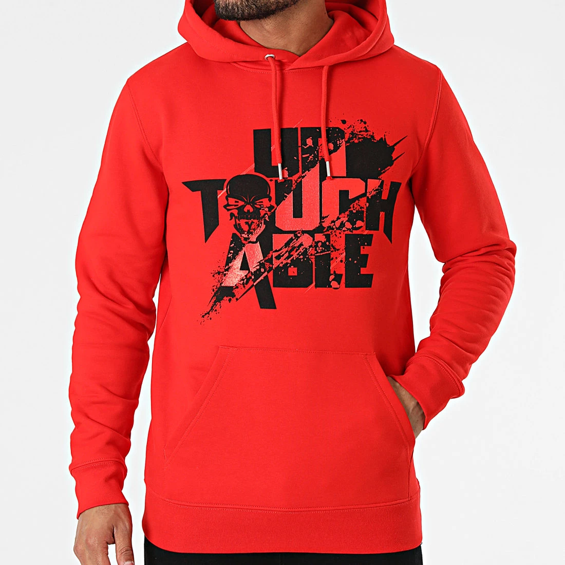 Meilleure affaire ❤️ Sweat Capuche Splatter Rouge de Untouchable 🔥 5 Meilleure affaire ❤️ Sweat Capuche Splatter Rouge de Untouchable 🔥 – Image 3