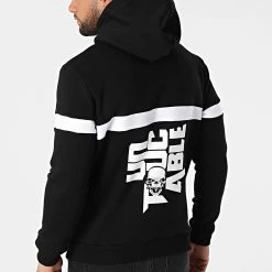 Sortie 🔔 Sweat Capuche Logo Noir Blanc de Untouchable 🎉 -Skr Soldes untouchable 297947 MACTYER SWCP LOGO BICOLNOIBLC 20220111T165730 04