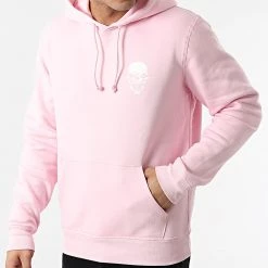 Grosses soldes 😀 Sweat Capuche Logo Rose Blanc de Untouchable 🔥 -Skr Soldes untouchable 298722 MACTYER SWCP LOGO2 ROSBLC 20220114T141404 03