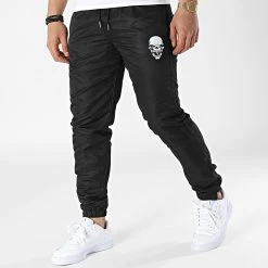 Acheter 😉 Pantalon Jogging Diamant Skull Noir Blanc de Untouchable 🌟
