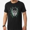 Acheter ❤️ Tee 👕 Shirt Electric Skull Noir Vert de Untouchable 🤩 -Skr Soldes untouchable 319423 MACTYER TS ELECTRICSKULL NOIVER 20220520T092007 01