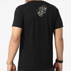 Bon marché ✨ Tee 👕 Shirt Electric Skull Noir Jaune de Untouchable 🤩 -Skr Soldes untouchable 319426 MACTYER TS ELECTRICSKULL NOIJAU 20220520T091724 04