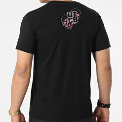 Offres 😍 Tee 👚 Shirt Electric Skull Noir Rose de Untouchable 🛒 -Skr Soldes untouchable 319427 MACTYER TS ELECTRICSKULL NOIROS 20220520T091909 04
