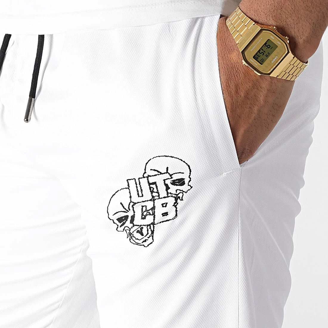 Acheter 👍 Pantalon Jogging Diamant UTCB Blanc Noir de Untouchable ❤️ 4 Acheter 👍 Pantalon Jogging Diamant UTCB Blanc Noir de Untouchable ❤️ – Image 2