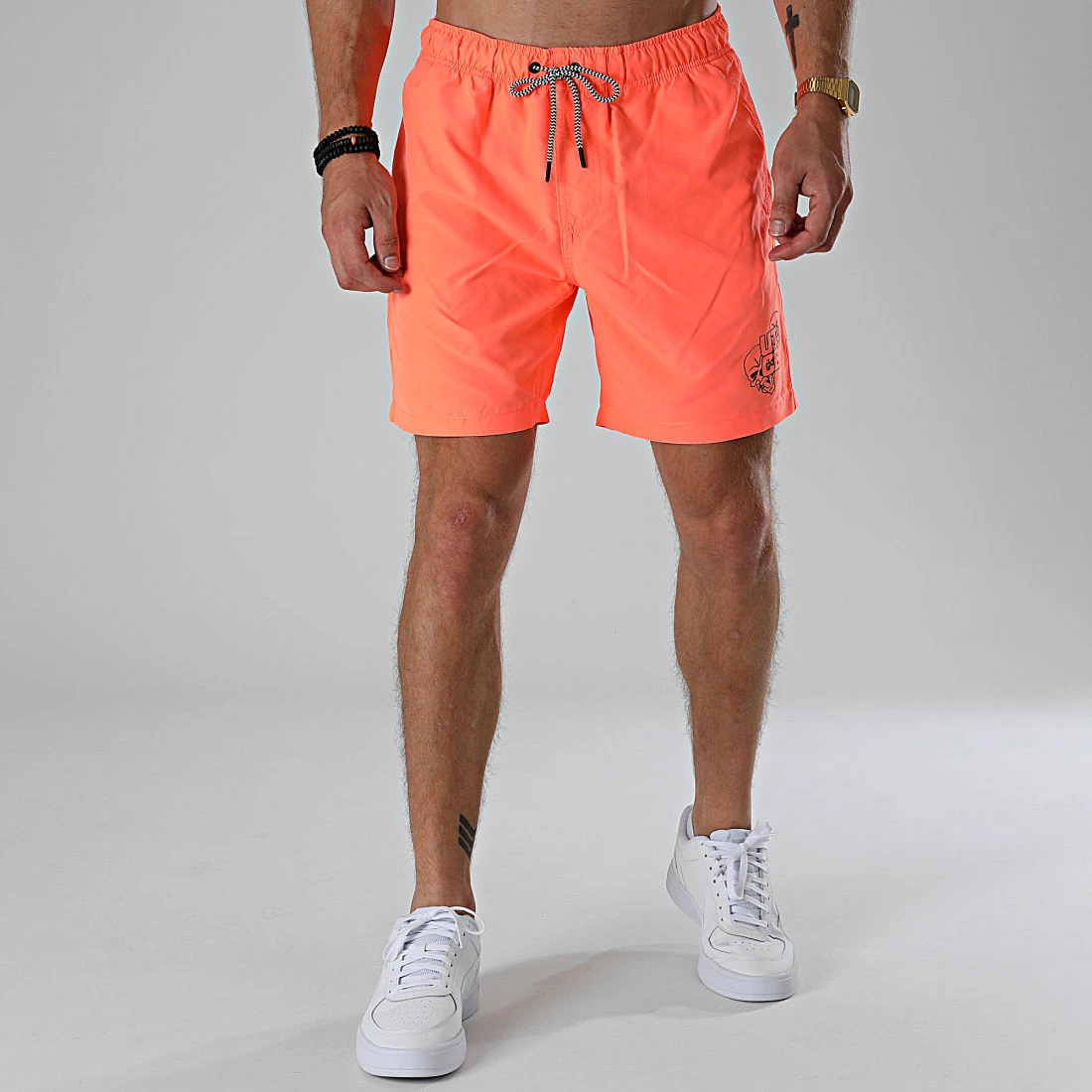 Tout neuf 🎁 Short De Bain UTCB Orange Fluo Noir de Untouchable 💯 5 Tout neuf 🎁 Short De Bain UTCB Orange Fluo Noir de Untouchable 💯 – Image 3